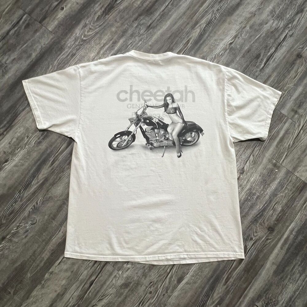Vintage Cheetah Gentlemen’s Club Graphic T Shirt L